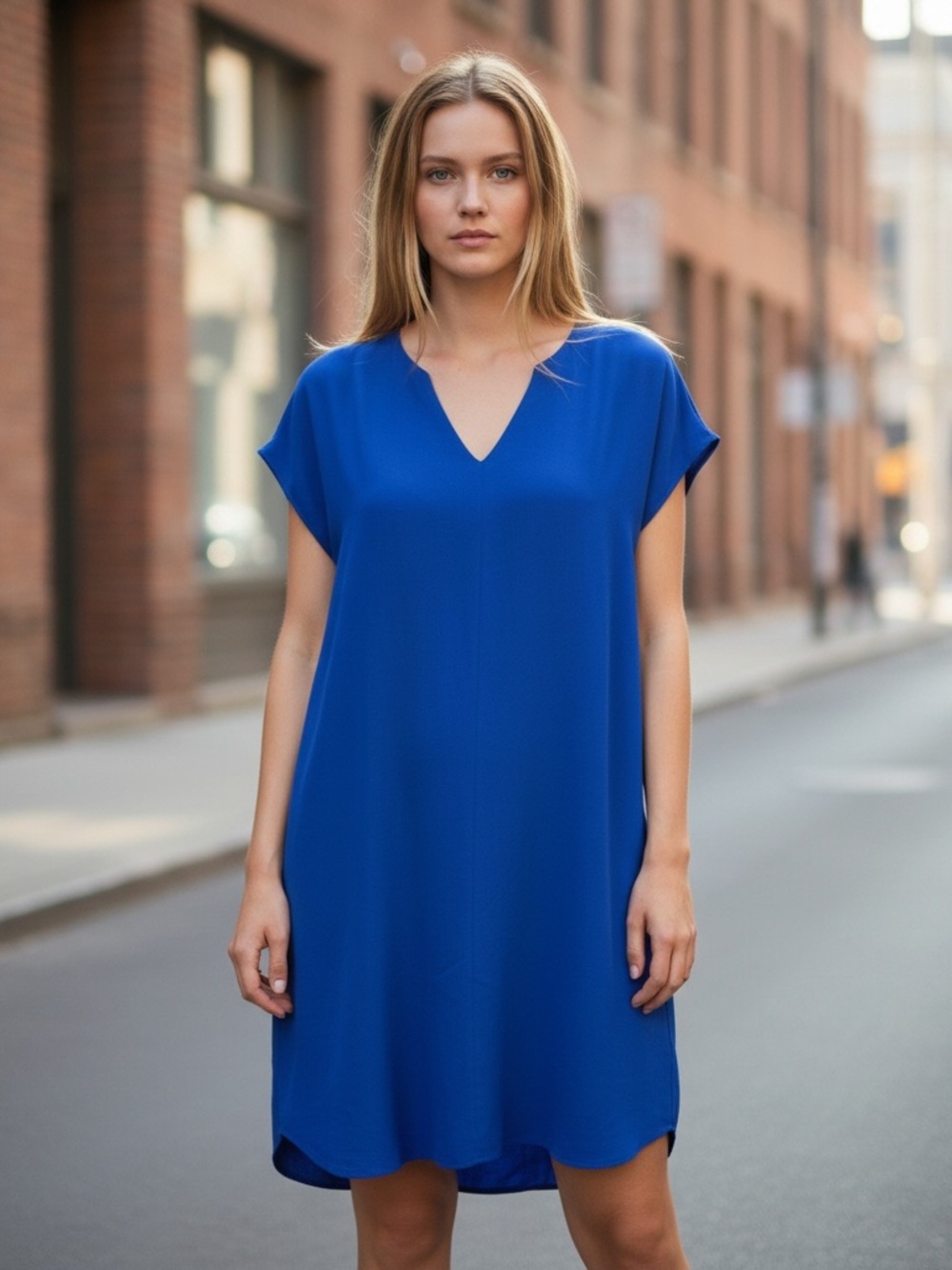 Madewell Royal Blue Du Jour
Tunic Dress Size Small
